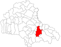 Poziţia oraşului Braşov în cadrul regiunii